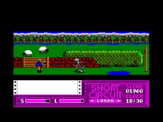 Short Circuit — Amstrad CPC — скриншот