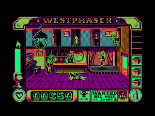 Steve Mc Queen Westphaser — Amstrad CPC — скриншот