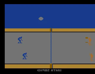 RealSports Volleyball (USA, Europe) (En,Fr,De,Es,It) — Atari 2600 — скриншот