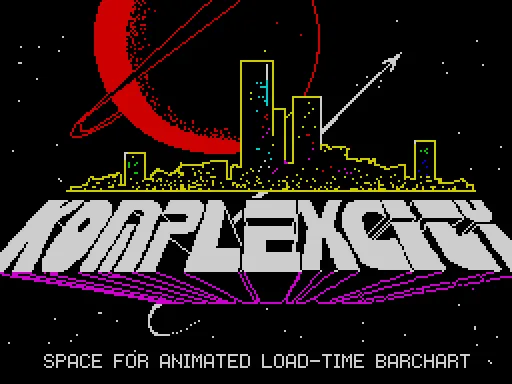 Komplex City — ZX Spectrum — скриншот