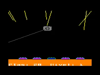 Ataque Nuclear — Amstrad CPC — скриншот