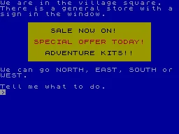Spoof — ZX Spectrum — скриншот