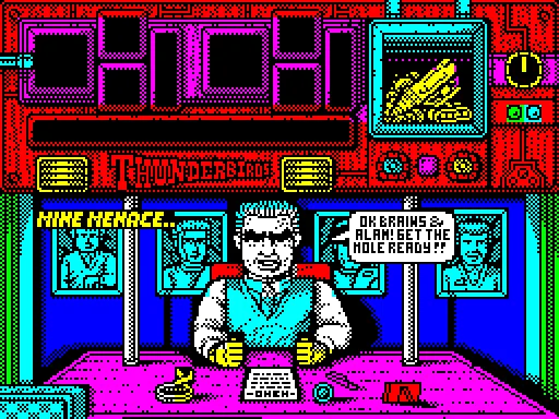 Thunderbirds — ZX Spectrum — скриншот