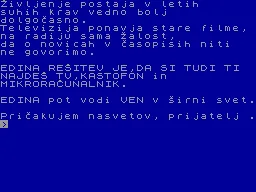 Kontrabant — ZX Spectrum — скриншот