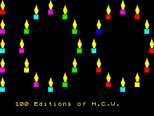 100 Editions of Home Computing Weekly — ZX Spectrum — скриншот