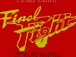 Final Fight — ZX Spectrum — скриншот