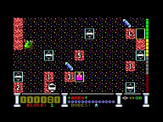 Reckless Rufus — Amstrad CPC — скриншот