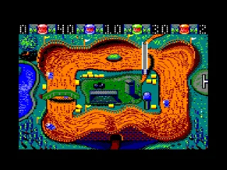 Rally Cross — Amstrad CPC — скриншот