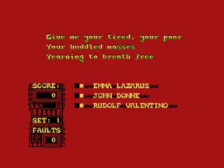 Who Said That — Amstrad CPC — скриншот