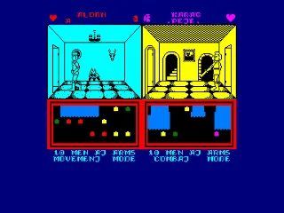 Throne of Fire — Amstrad CPC — скриншот