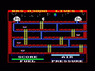 Astro Plumber — Amstrad CPC — скриншот