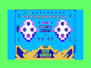 Pinball Wizard — Amstrad CPC — скриншот
