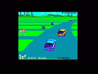 Turbo Cup — Amstrad CPC — скриншот