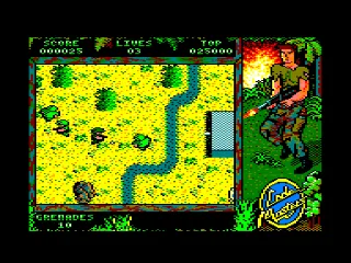 SAS Combat Simulator — Amstrad CPC — скриншот