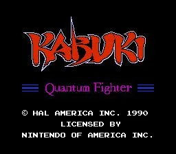 Kabuki - Quantum Fighter (USA) — Денди/Nintendo — скриншот