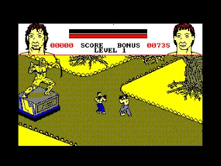 Thai Boxing — Amstrad CPC — скриншот