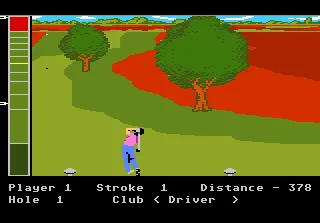 Mean 18 Ultimate Golf (USA) — Atari 7800 — скриншот