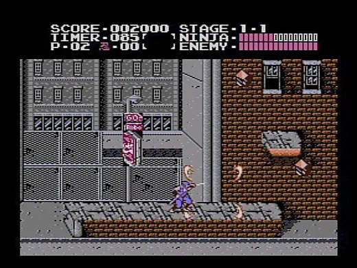 Ninja Gaiden (USA) — Денди/Nintendo — скриншот