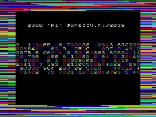 Pi — ZX Spectrum — скриншот