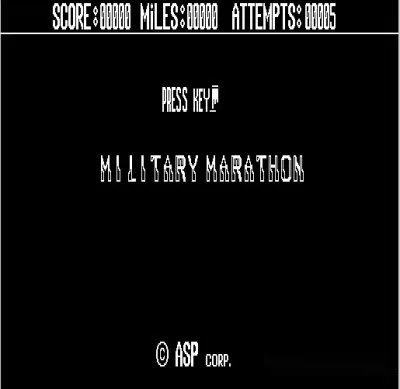 MILITARY MARATHON — БК-0010 — скриншот