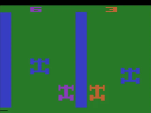 Street Racer ~ Speedway II (USA) — Atari 2600 — скриншот