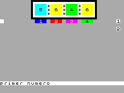 Mastermind — ZX Spectrum — скриншот