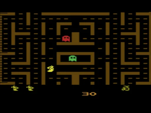 Jr. Pac-Man (USA) — Atari 2600 — скриншот