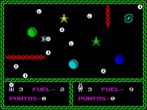 Galaxy Fun — ZX Spectrum — скриншот