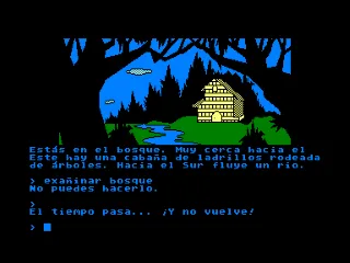 Aventura Original, La — Amstrad CPC — скриншот