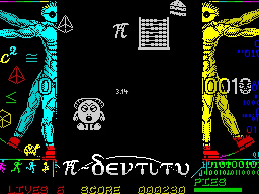 Pi-Dentity — ZX Spectrum — скриншот