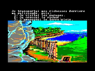 Robinson Crusoe — Amstrad CPC — скриншот