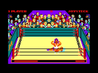Rock 'n Wrestle — Amstrad CPC — скриншот