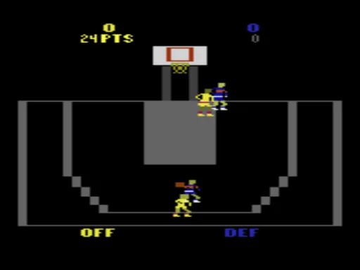 Double Dunk (USA) — Atari 2600 — скриншот