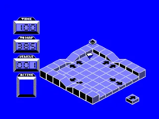 Spindizzy — Amstrad CPC — скриншот