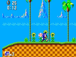 Sonic The Hedgehog (USA, Europe, Brazil) (En) — Sega Master System — скриншот