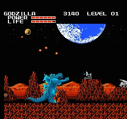 Godzilla - Monster of Monsters! (USA) — Денди/Nintendo — скриншот