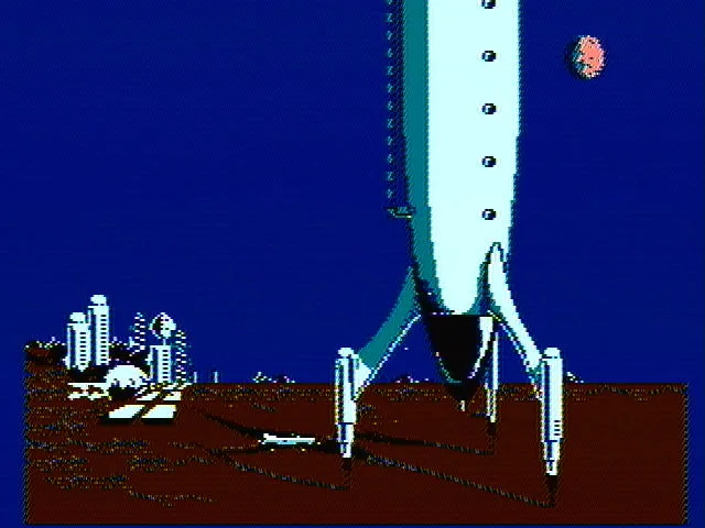 Dash Galaxy in the Alien Asylum (USA) — Денди/Nintendo — скриншот