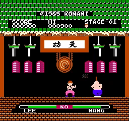 Yie Ar Kung-Fu (Japan) (Rev 1.2) — Денди/Nintendo — скриншот