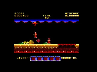 Rygar — Amstrad CPC — скриншот