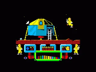 Space Rider - Jet Pack Co. — Amstrad CPC — скриншот