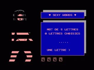 Sexy Words — Amstrad CPC — скриншот