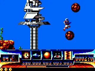 Turrican — Amstrad CPC — скриншот