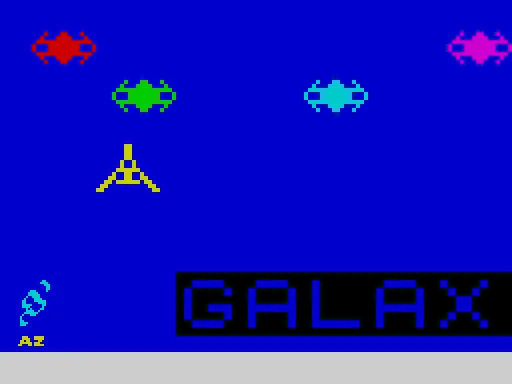 Galax — ZX Spectrum — скриншот