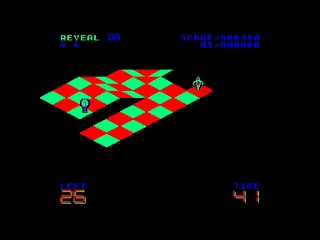 Reveal — Amstrad CPC — скриншот