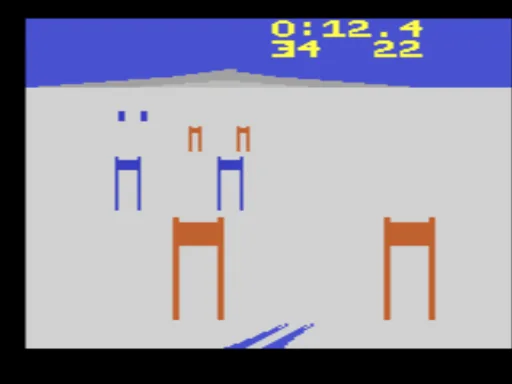 Mogul Maniac (USA) — Atari 2600 — скриншот