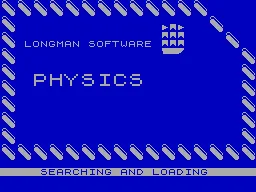 Physics - O-Level Revision and CSE — ZX Spectrum — скриншот