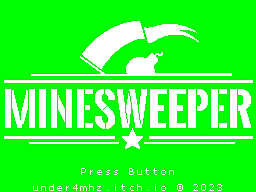 Minesweeper — ZX Spectrum — скриншот