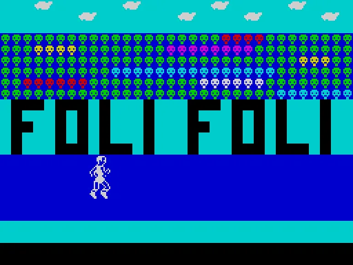 Sports Hero — ZX Spectrum — скриншот