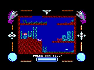 Aqua - Viaje a la Superficie — Amstrad CPC — скриншот