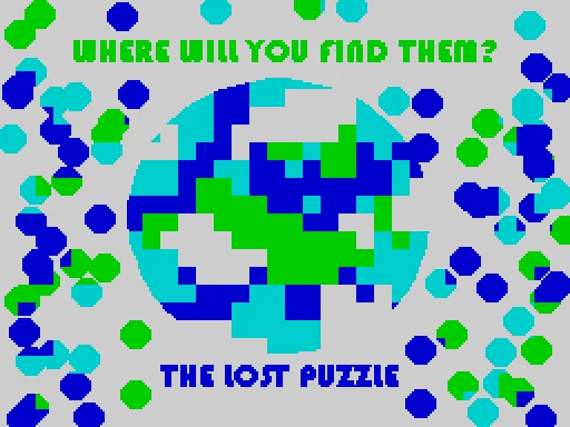The Lost Puzzle — ZX Spectrum — скриншот